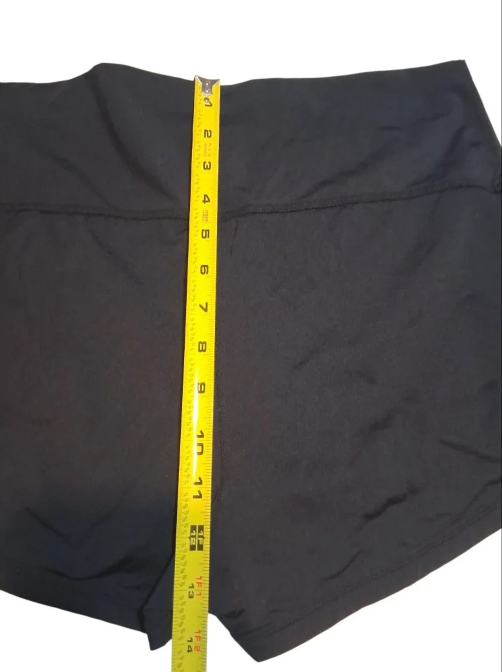 Kona Sol Black High Waist Swim Bike Shorts Women's Size Large Active Athleisure